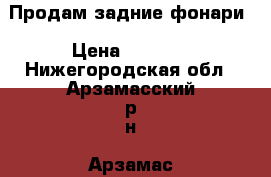 Продам задние фонари › Цена ­ 2 000 - Нижегородская обл., Арзамасский р-н, Арзамас г. Авто » Автопринадлежности и атрибутика   